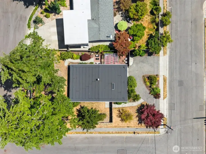 Drone Shot Showing Overall Lot
