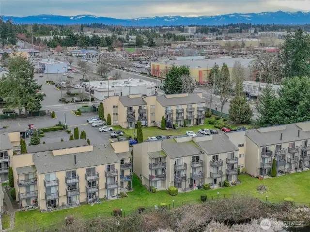 Ariel View of all 150 Liberty Lake Condos