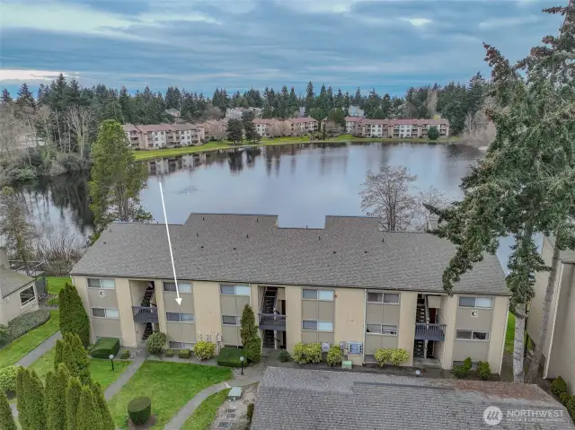 Condo View from Drone