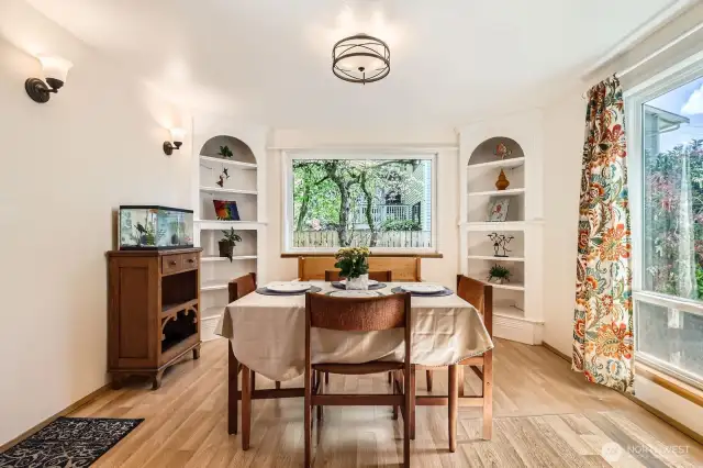 Eating area in kitchen