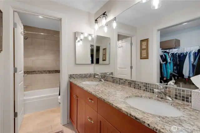 Primary Bath with walk-in closet