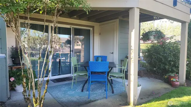 Backyard covered Patio