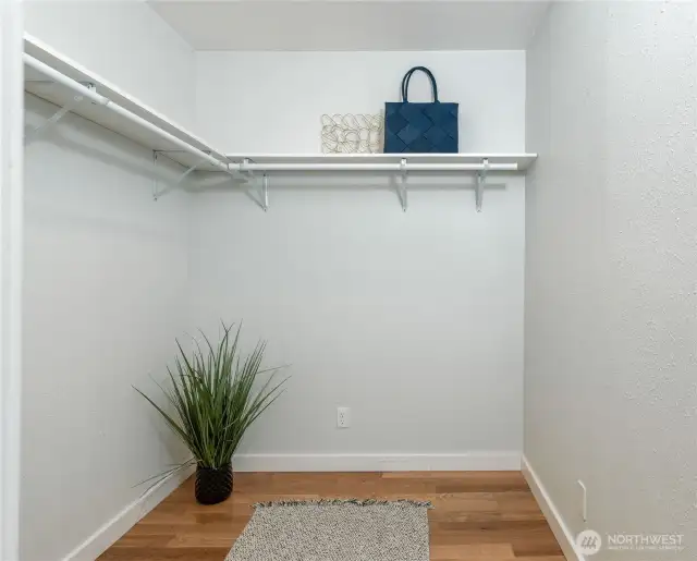 primary walk in closet