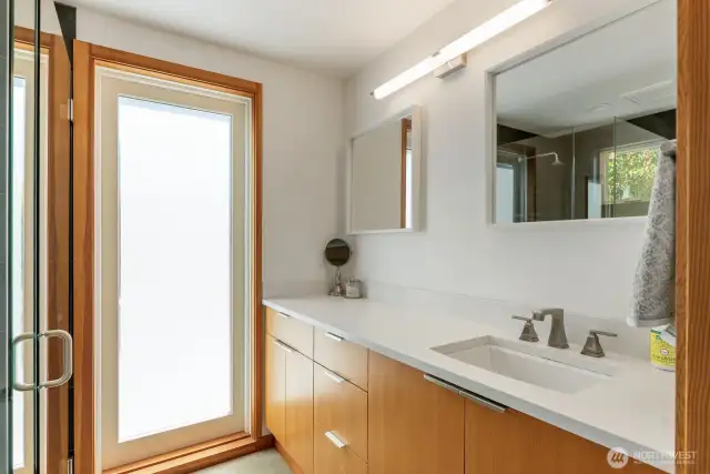 Primary 3/4 bath.