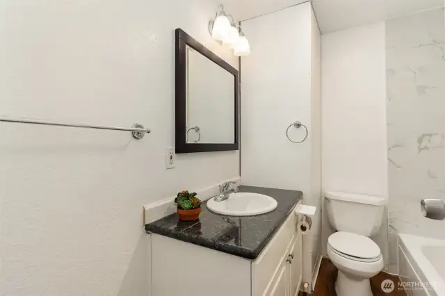 Hallway bathroom