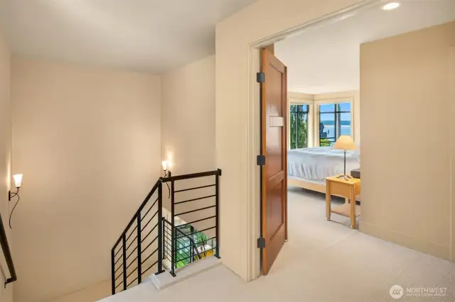 Up to the third floor you find two more bedrooms.