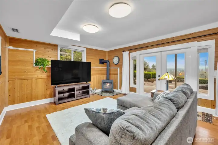 Lower-level family room