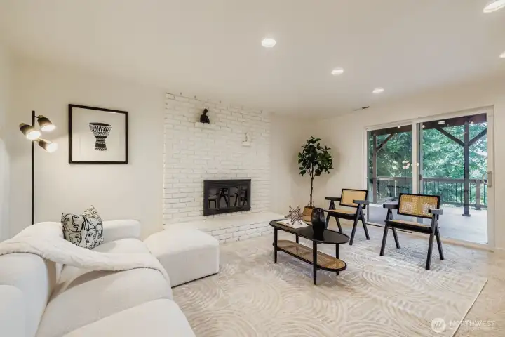 Downstairs living room