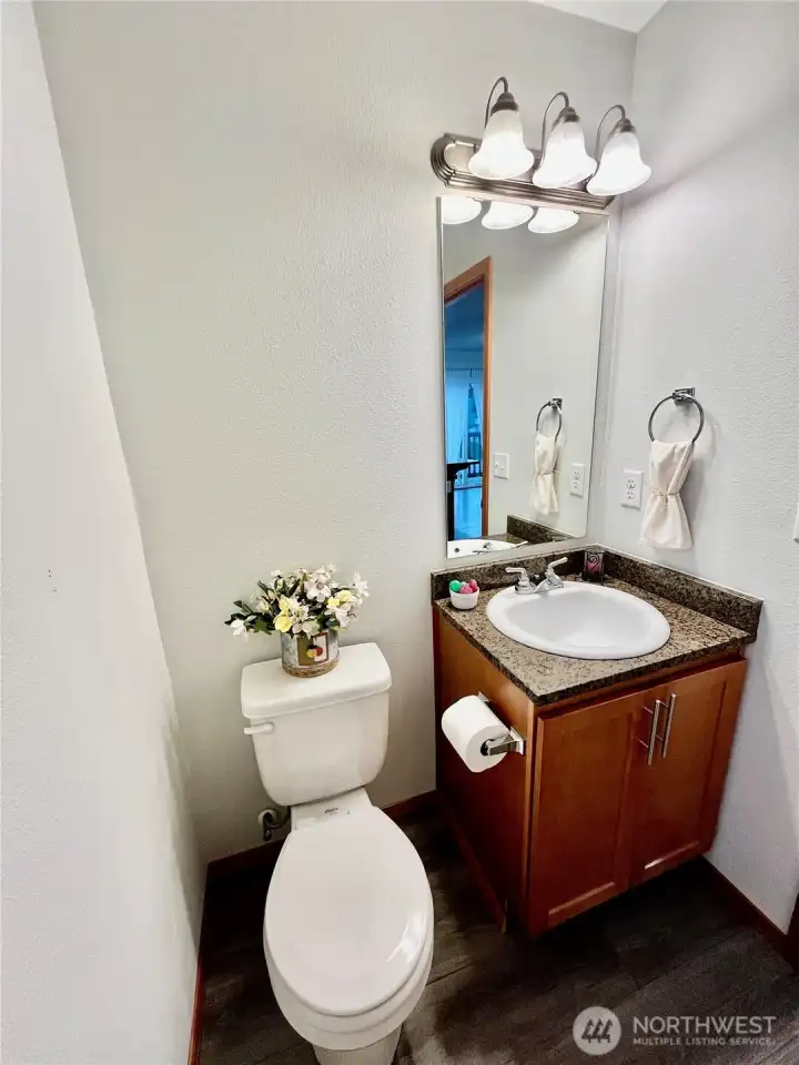Guest/Powder room on main floor
