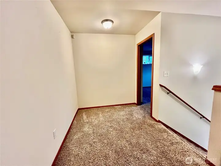 Oversized upstairs landing