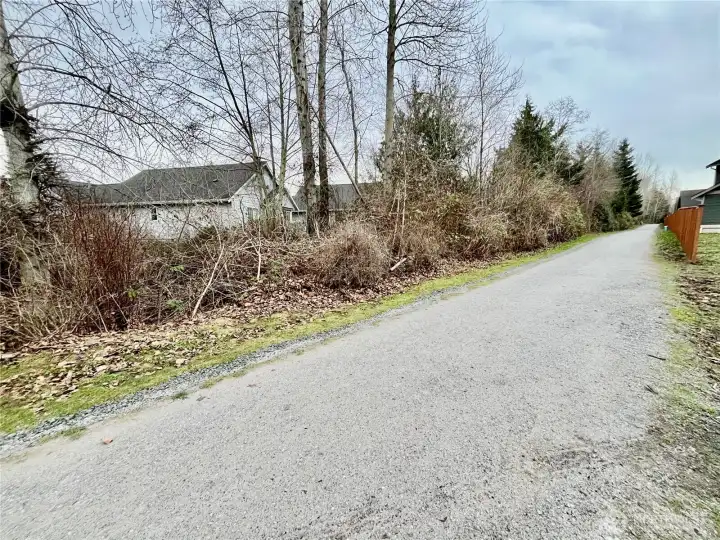 Walking trails around the neighborhood