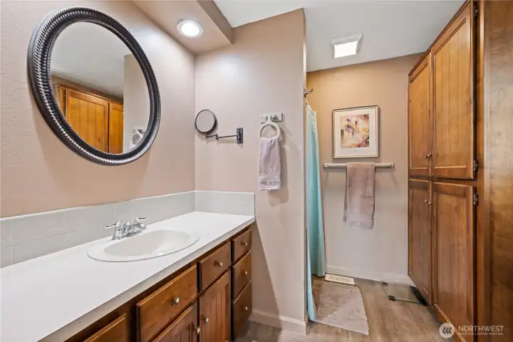 Updated guest bathroom