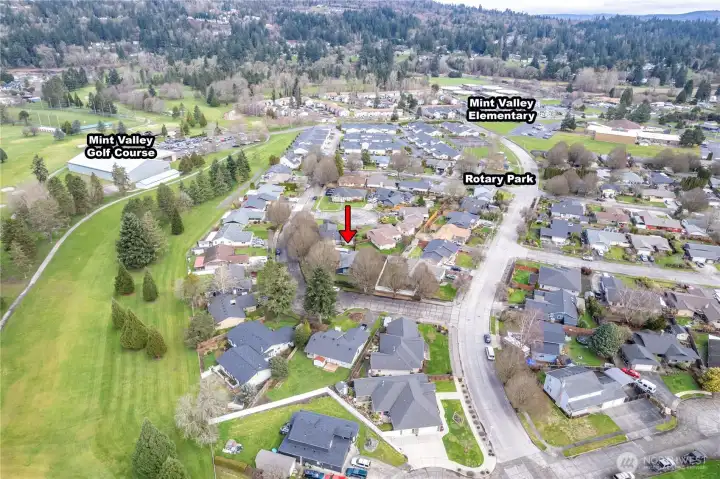 Close to parks, schools, golf course