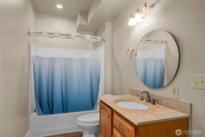 Downstairs full bath