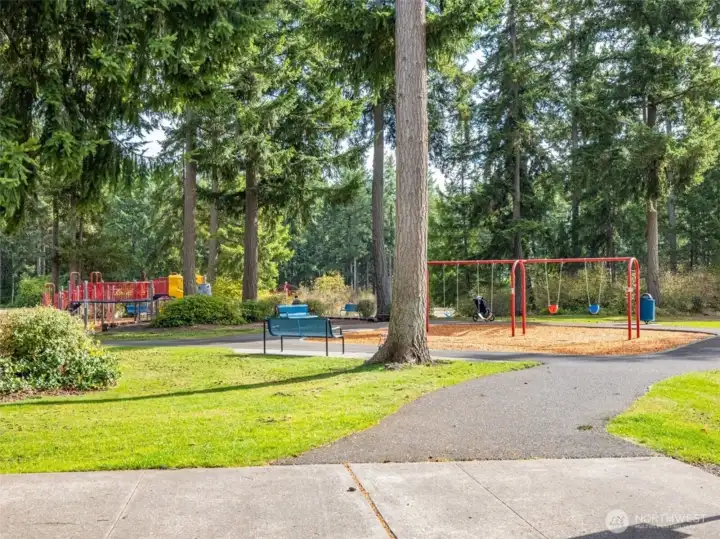 Meridian park with playground adds to the active outdoor lifestyle this community offers.