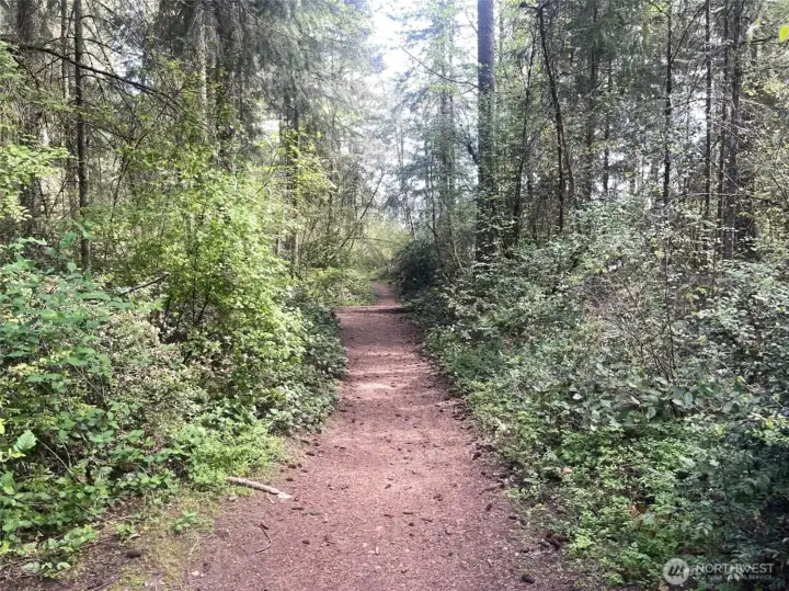 Enjoy miles of wooded walking trails that offer a peaceful setting for walks, biking, strollers, and dogs.