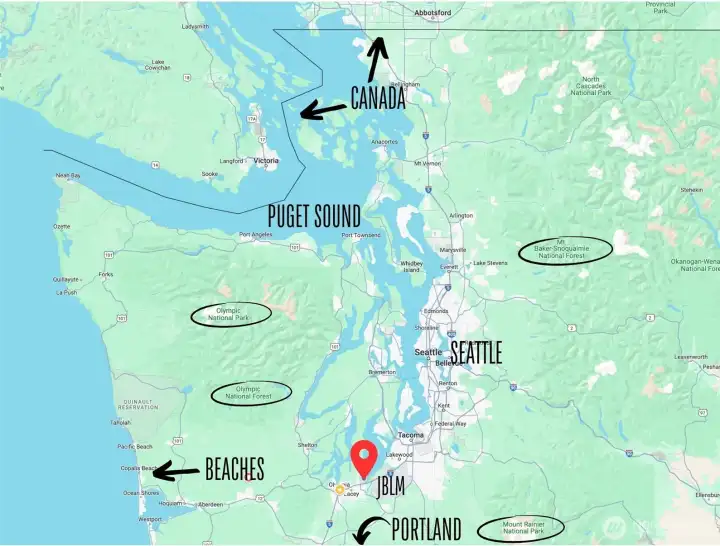 Enjoy the best of Pacific Northwest living—surrounded by nature and golf course beauty, yet just minutes to restaurants, shopping, I-5, JBLM, and perfectly positioned between Seattle and Portland.