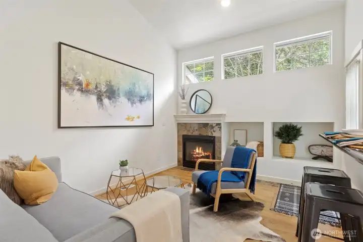 Family room off of kitchen
