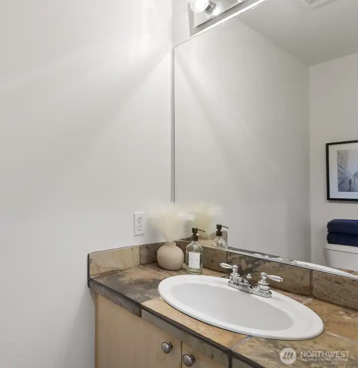 Main floor powder room