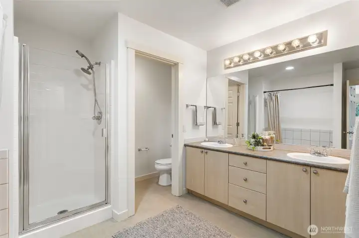 5 piece primary bathroom - big and roomy