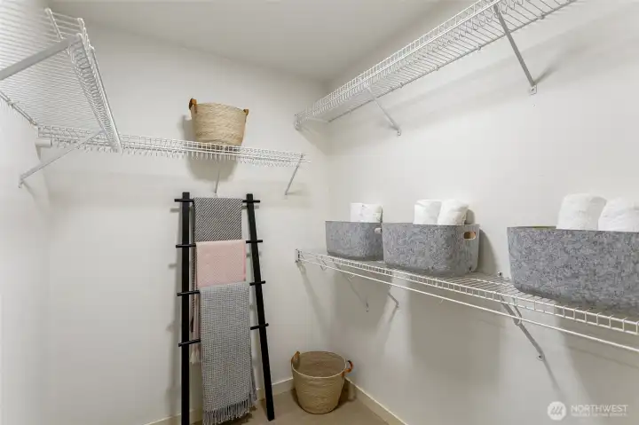 Large walk in closet