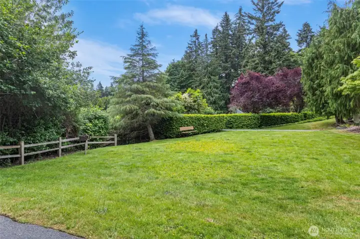 Outside your front door, a private Chadwick Farms park
