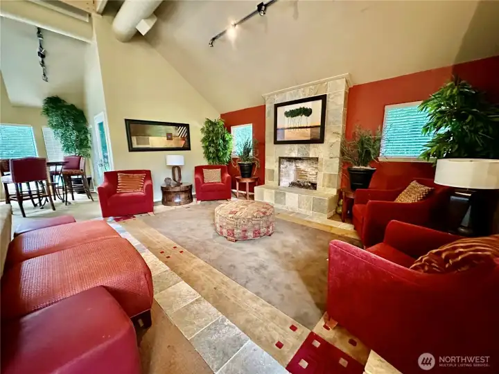Clubhouse fireplace Clubhouse fireplace