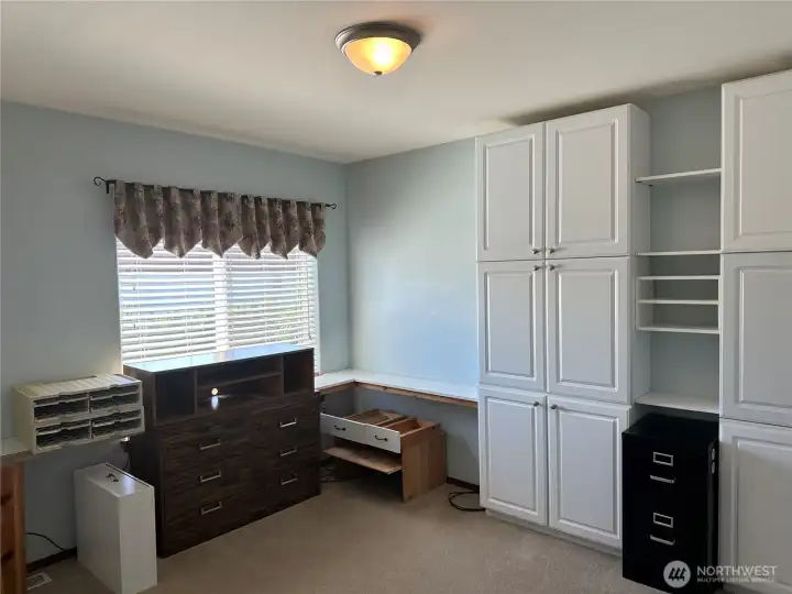 Second bedroom with lots of storage available.