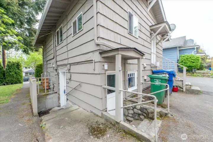 Entry to Unit #2.