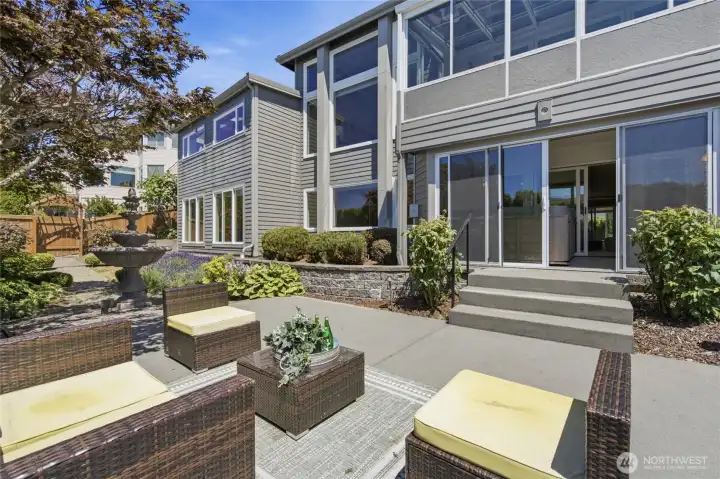 Patio in backyard for your outdoor enjoyment. Patio in backyard for your outdoor enjoyment.