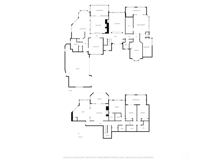 Floor plan of the home. Floor plan of the home.