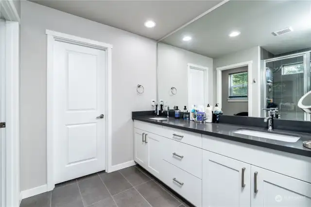 Primary Bathroom with Dual Sink Vanity