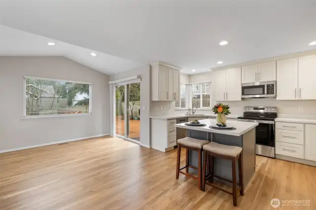 Kitchen with breakfast nook