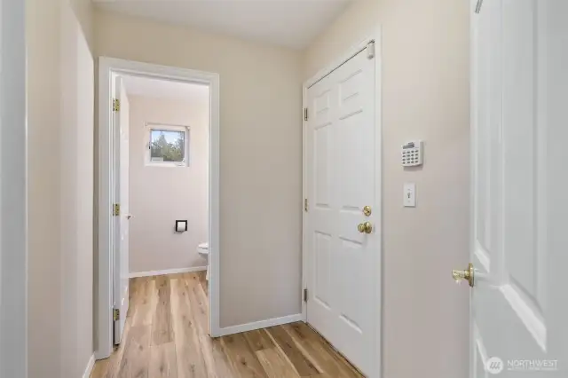 Mud room off entry/garage