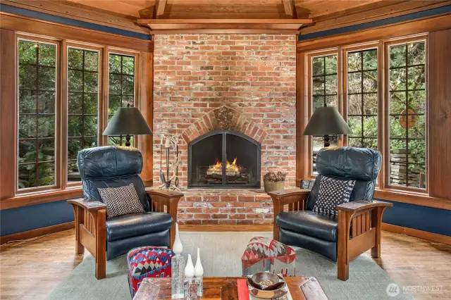 All of the Bricks came from an 1800’s School House in Vantage WA…