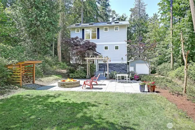 Entertain family and friends on your outdoor patio.