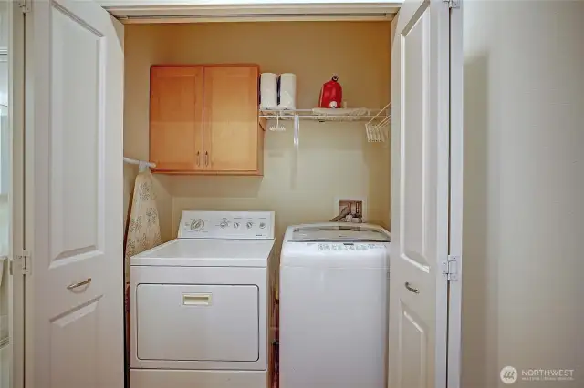 The washer and dryer are included in the sale.