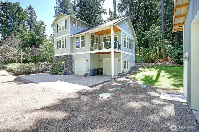 Plenty of parking options with this home including two car attached garage, off street parking, long driveway and an additional garage/shop for your oversized vehicles.