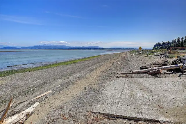 A view from the private community beach and boat launch.