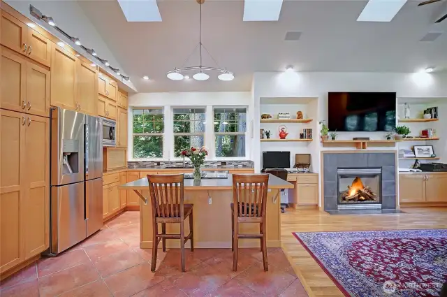 Great open living concept on the main level is great for entertaining.