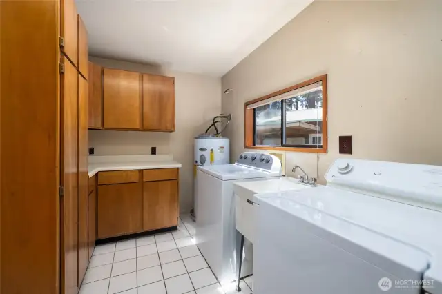Laundry off kitchen