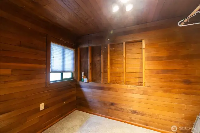 Cedar lined closet in bedroom #2
