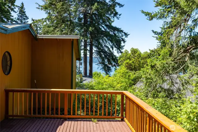 View from back deck