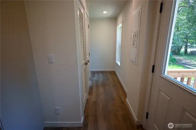 Hall to Laundry/Mud room