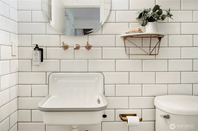 Bathroom recently renovated with quality finishes, and new fixtures