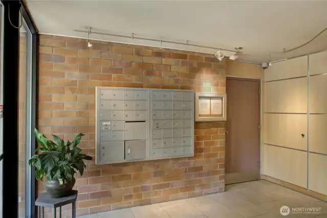 Mailboxes located on first floor