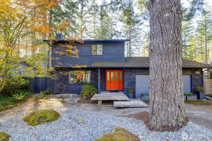 Premium custom exterior masonry makes this house a neighborhood standout.