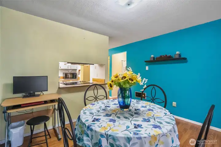Dining Area & Work Space