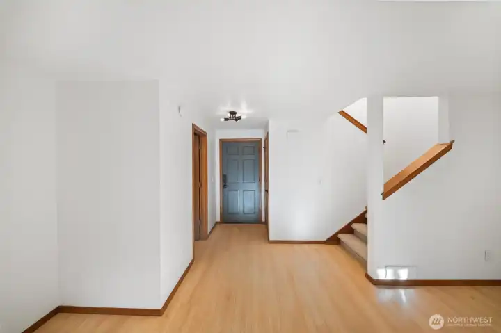 Brand new in December-laminate flooring throughout the main floor for easy care and durability