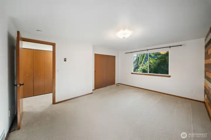 Another angle of the primary bedroom. Brand new carpeting throughout the upper floor!